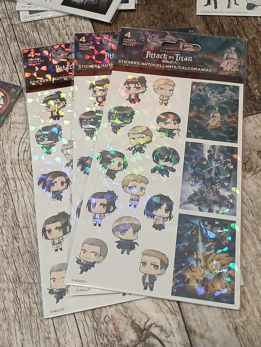 Assorted Anime & Game Sticker Sheets - Multicolor - Picture 3 of 6